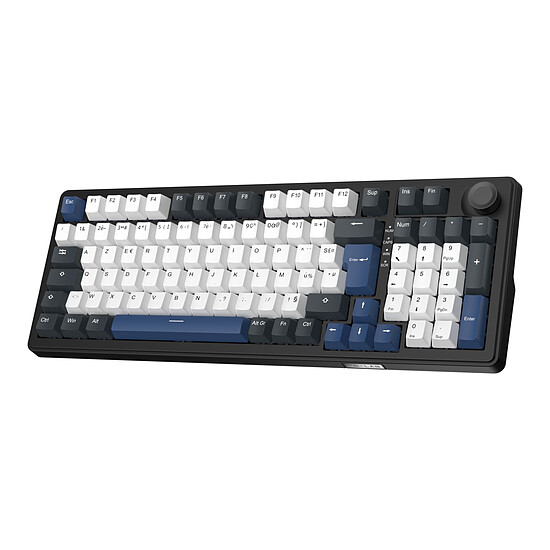 Clavier PC The G-Lab Keyz Elite 400 HE - Bleu Noir - Autre vue