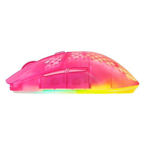 Souris PC SteelSeries Aerox 3 Wireless Gen.2 - Magenta Haze - Autre vue