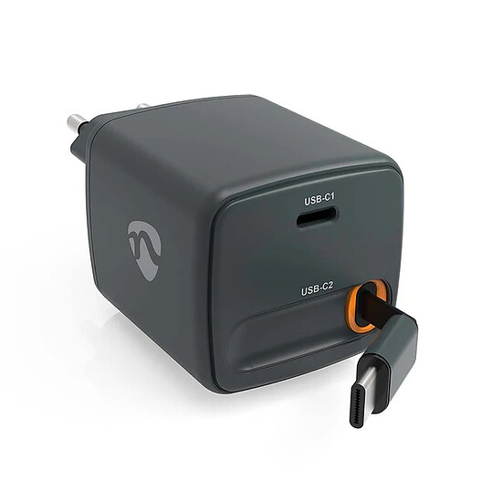 Chargeur Nedis Chargeur mural 65W 2 ports USB-C  - Autre vue