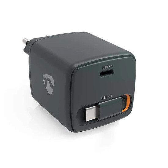 Chargeur Nedis Chargeur mural 65W 2 ports USB-C  - Autre vue