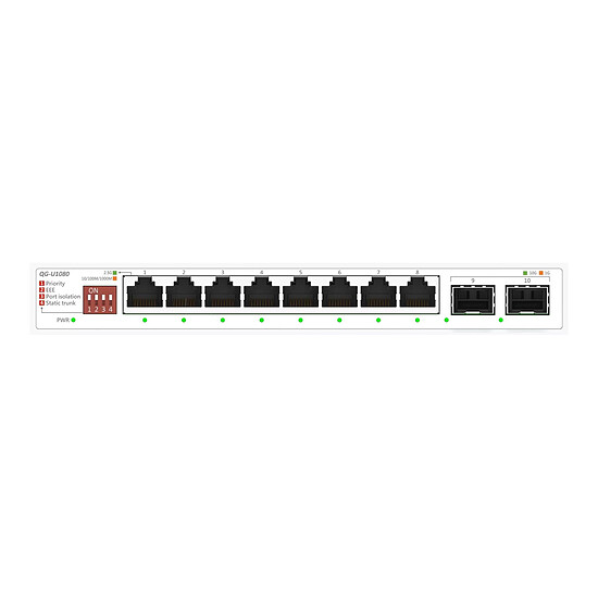 Switch et Commutateur ASUS QG-U1080 avec SFP+ 10G - Autre vue