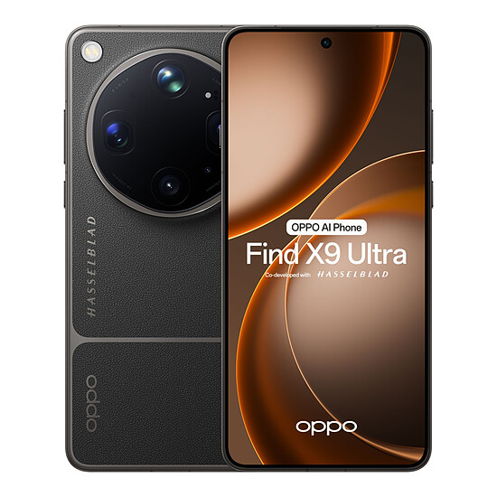 Smartphone OPPO FIND X9 Ultra 5G (Noir Toundra) - 512 Go - 12 Go - Autre vue
