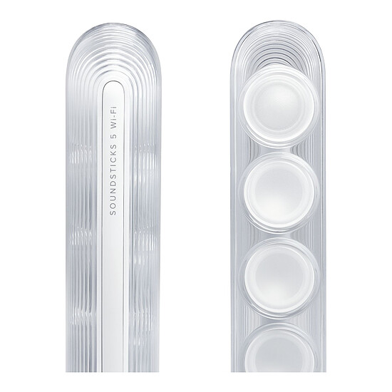 Enceinte sans fil Harman Kardon SoundSticks 5 WIFI  Blanc - Enceinte Bluetooth - Autre vue