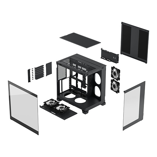 Boîtier PC Fractal Design Pop 2 Vision RGB - Noir - Autre vue