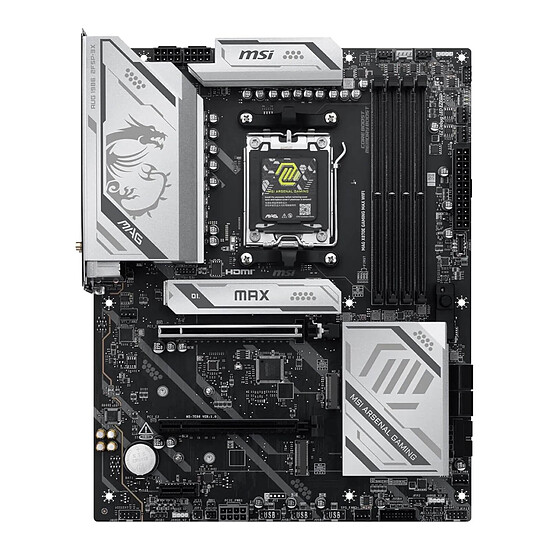 Carte mère MSI MAG X870E GAMING MAX WIFI - Autre vue