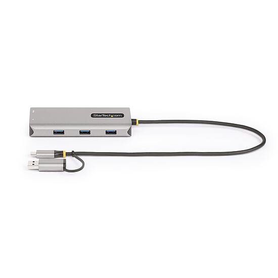 Station d'accueil PC portable StarTech.com Adaptateur multiport USB-C avec Dual HDMI - Hub USB 3 ports (167B) - Autre vue