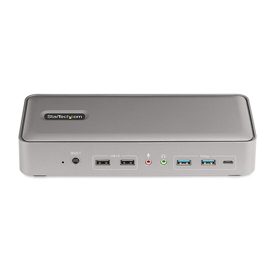Station d'accueil PC portable StarTech.com Station d'accueil KVM USB-C (129UE) - Autre vue