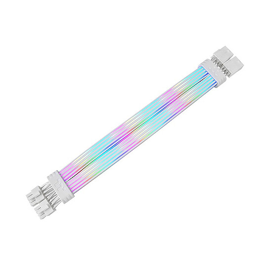Câble d'alimentation Thermaltake Câble ARGB 8-PIN Tt Mod - Blanc - Autre vue