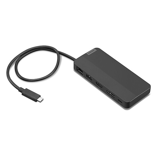 Station d'accueil PC portable Lenovo Travel Dock Dual Display USB-C 65W (40B90000WW) - Autre vue