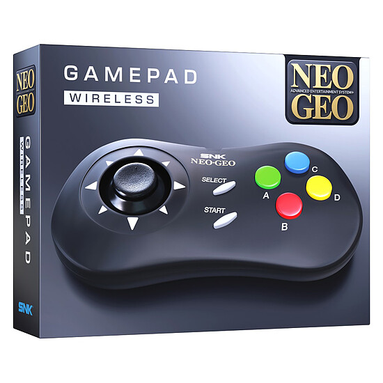 Console rétrogaming SNK Gamepad Wireless pour NEO-GEO AES+ Noir - Autre vue