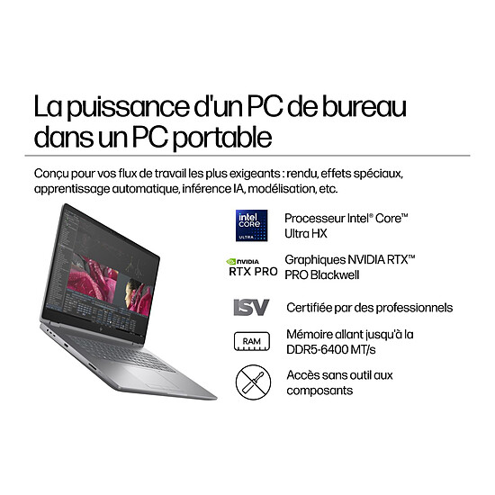PC portable HP ZBook Fury G1i 18 pouces (C79X7ET) - Autre vue