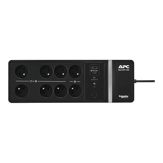 Onduleur Onduleur avec batterie de secours 1050VA - 8 prises - 2 ports USB-A et USB-C - Autre vue