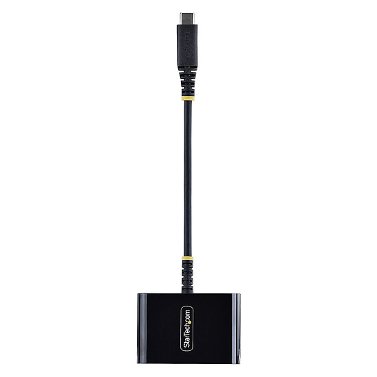 Hub USB StarTech.com Adaptateur Multiport USB-C vers HDMI avec Charge PD 140W - Noir - Autre vue