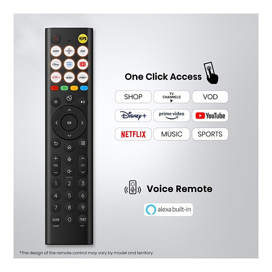 TV Hisense 43A6S - TV LED 4K UHD HDR - 108 cm - Autre vue