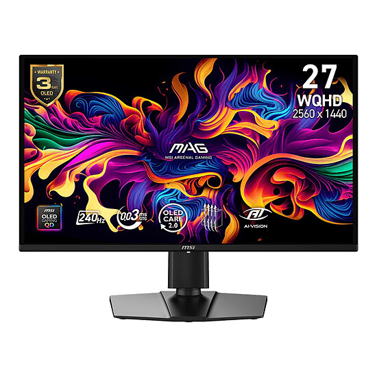 Écran PC MSI MAG 274QP QD-OLED X24 - Autre vue
