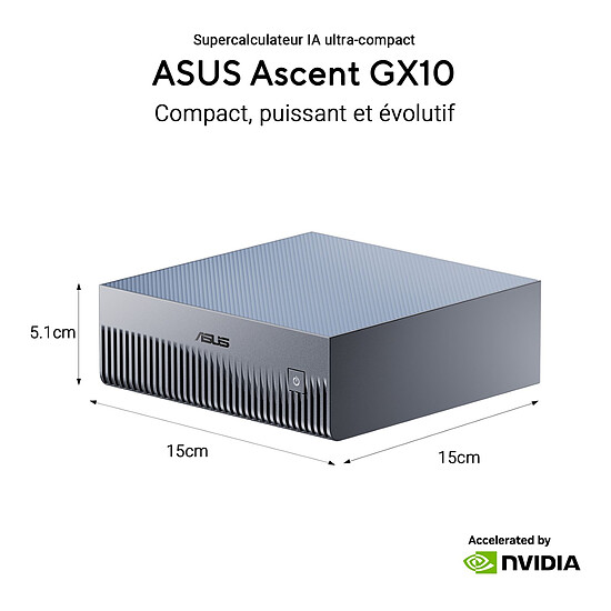 PC de bureau ASUS Ascent GX10 - 1 To - Autre vue