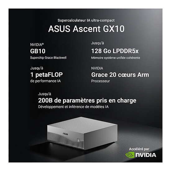 PC de bureau ASUS Ascent GX10 - 1 To - Autre vue
