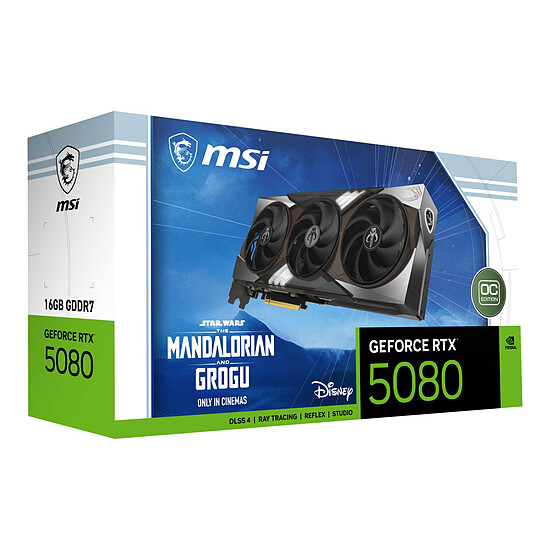 Carte graphique MSI GeForce RTX 5080 16G The Mandalorian and Grogu Limited Edition OC - Autre vue