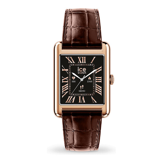 Montre connectée ICE Watch Smart TKS 2.0 - Rose-Gold Brown + + Ice Boliday Blanc et Or - Autre vue