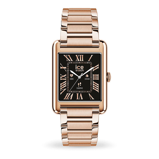 Montre connectée ICE Watch Smart TKS 2.0 - Rose-gold + Ice Boliday Blanc et Or - Autre vue