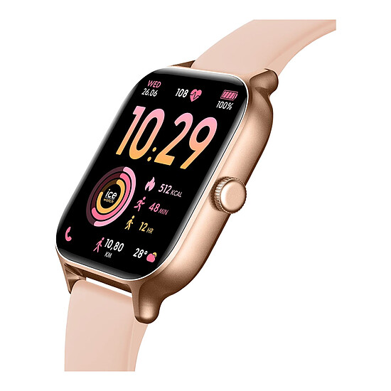 Montre connectée ICE Watch ICE fit RT 3.0 - Rose-Gold Nude + Bracelet Chaine Opaline Vert - Autre vue