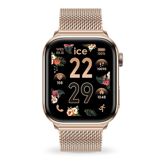 Montre connectée ICE Watch ICE smart 3.0 Rectangulaire - Rose-Gold Milanese - Autre vue
