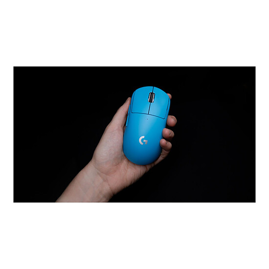 Souris PC Logitech G Pro X Superlight 2 Lightspeed - ÉDITION LIMITÉE Cyan - Autre vue