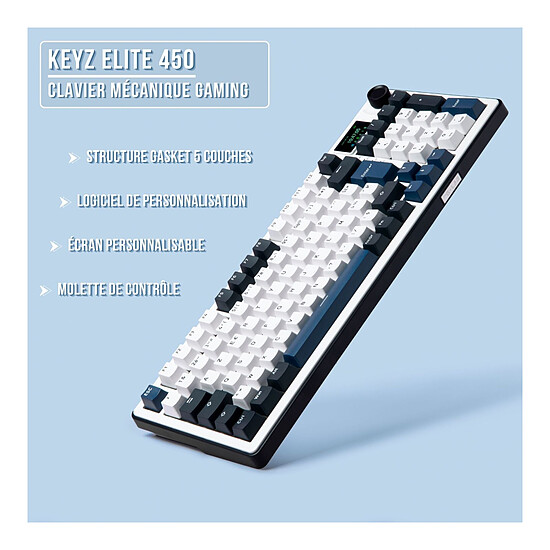 Clavier PC The G-Lab Keyz Elite 450 - Autre vue