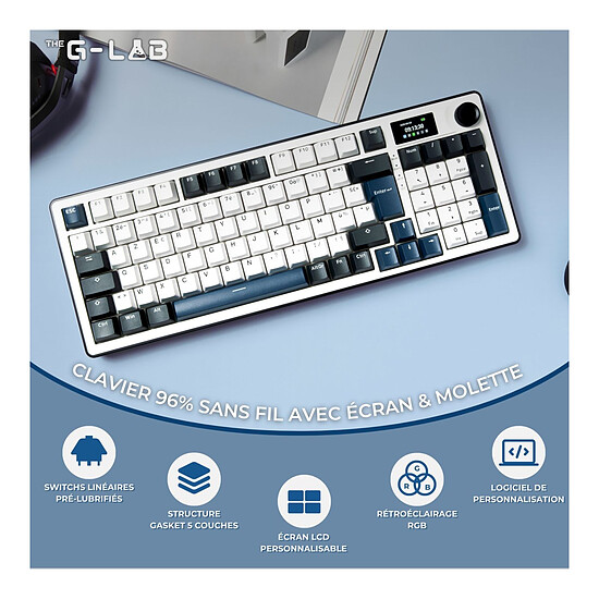 Clavier PC The G-Lab Keyz Elite 450 - Autre vue