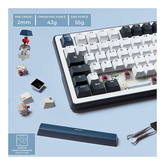 Clavier PC The G-Lab Keyz Elite 450 - Autre vue