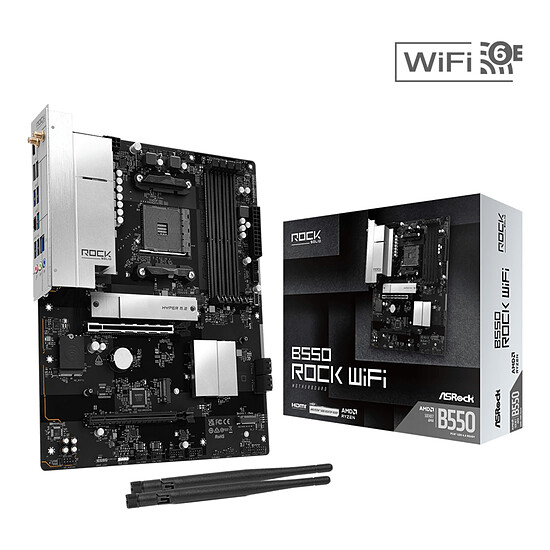 Carte mère ASRock B550 Rock WiFi - Autre vue