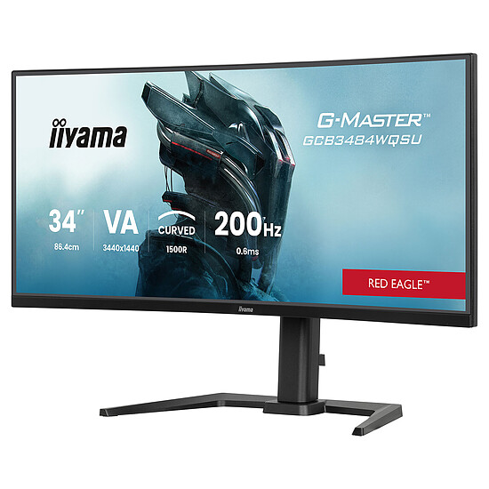 Écran PC iiyama 34" LED - G-Master GCB3484WQSU-B2 Red Eagle - Autre vue