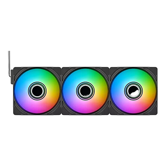 Ventilateur Boîtier Thermaltake CT120 EX INFINITY ARGB Sync x 3 - Noir - Autre vue