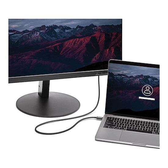 Câble USB StarTech.com Câble Thunderbolt 3 USB-C Noir - 1 m - Autre vue