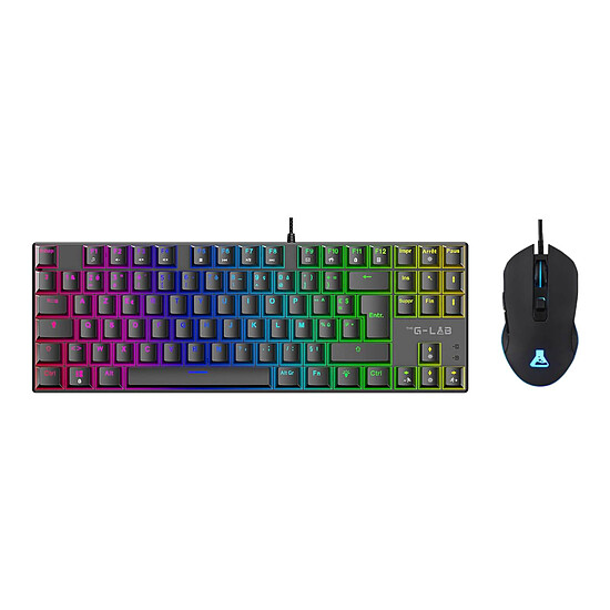 Clavier souris gamer The G-Lab Combo Mercury EX - Autre vue