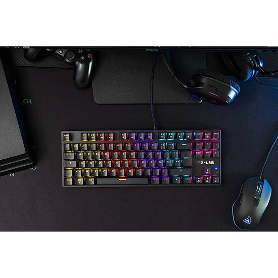 Clavier souris gamer The G-Lab Combo Mercury EX - Autre vue