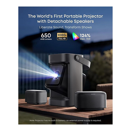 Vidéoprojecteur Nebula P1 - Led DLP Full HD - 650 Lumens - Autre vue