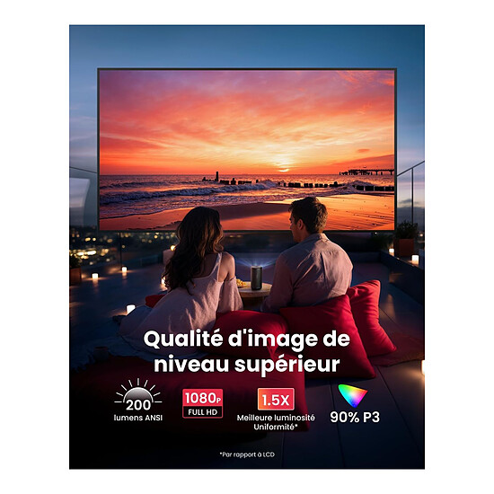 Vidéoprojecteur Nebula Capsule 3 - Led DLP Full HD - 200 Lumens - Autre vue