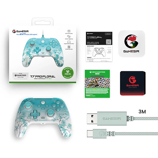 Manette de jeu GameSir T7 Pro Floral - Autre vue
