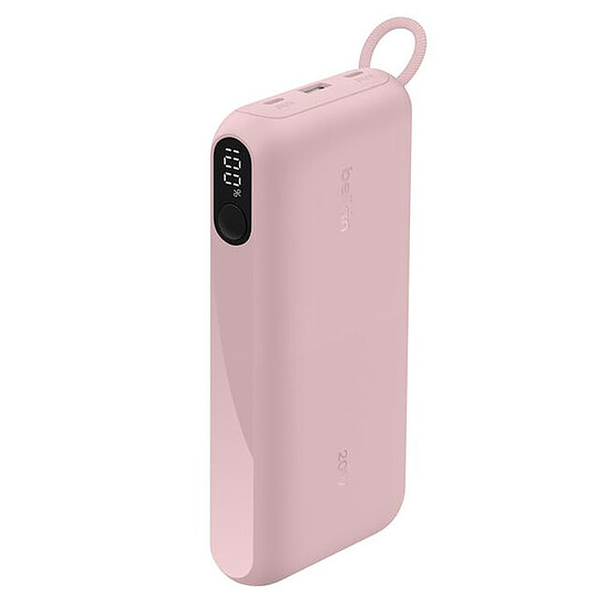 Batterie et powerbank Belkin BoostCharge Powerbank 20K avec Ecran - Rose - Autre vue