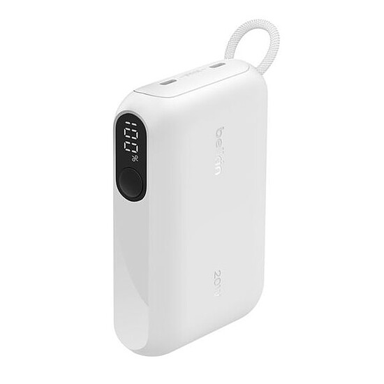 Batterie et powerbank Belkin BoostCharge Powerbank 10K avec Ecran - Blanc - Autre vue