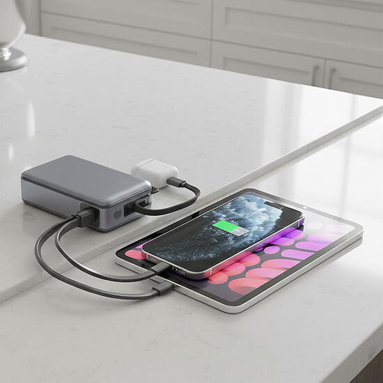 Batterie et powerbank Akashi Batterie de Secours Cable 65W 20000 mAh pour laptop - Autre vue