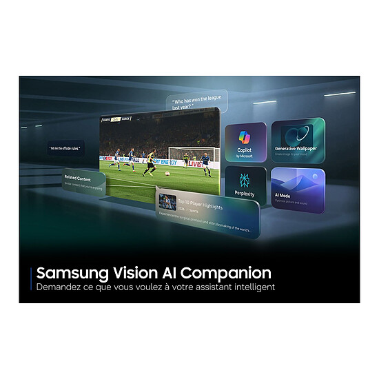 TV Samsung TQ48S92H - TV OLED 4K UHD HDR - 121 cm - Autre vue