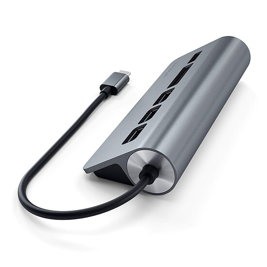 Hub USB SATECHI USB-C Combo Hub pour Desktop - Gris - Autre vue