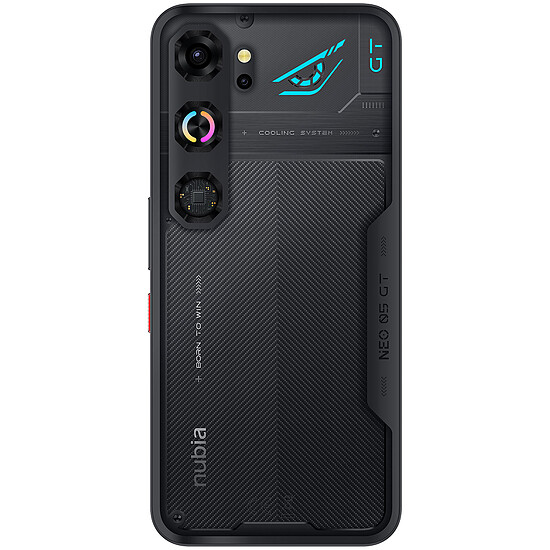 Smartphone ZTE Nubia Neo 5 GT 5G Phantom Black Gaming Back Cover - 12 Go / 256 Go - Autre vue