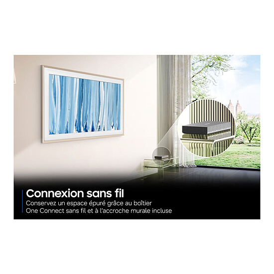 TV Samsung Neo QLED The Frame Pro TQ75LS03H - TV QLED 4K UHD HDR - 189 cm  - Autre vue