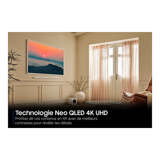 TV Samsung Neo QLED The Frame Pro TQ75LS03H - TV QLED 4K UHD HDR - 189 cm  - Autre vue