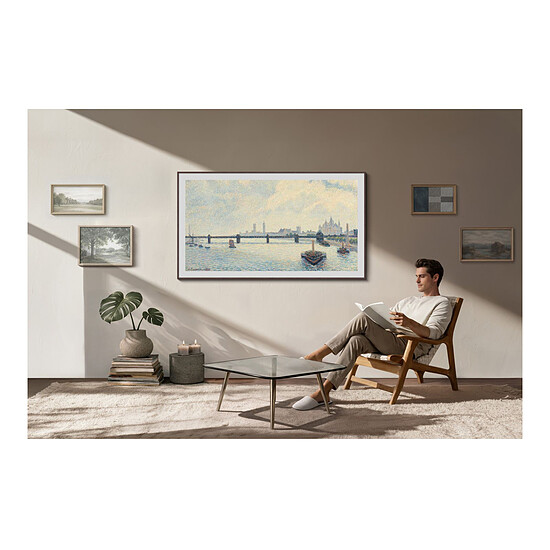 TV Samsung Neo QLED The Frame Pro TQ75LS03H - TV QLED 4K UHD HDR - 189 cm  - Autre vue