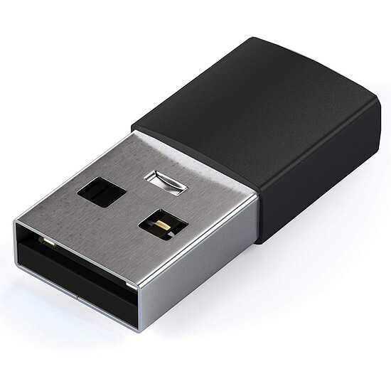 Adaptateur USB SATECHI Adaptateur USB 3.0 USB-A Mâle vers USB-C - Noir (pack de 2) - Autre vue