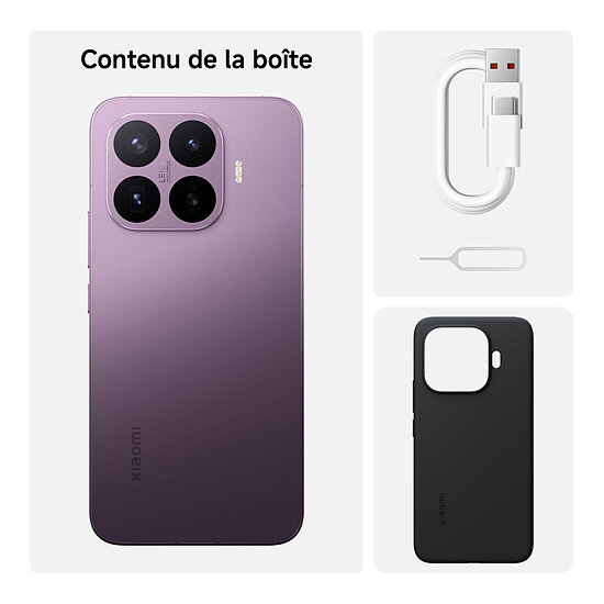 Smartphone Xiaomi 17T Pro 5G Violet - 512 Go - 12 Go - Autre vue